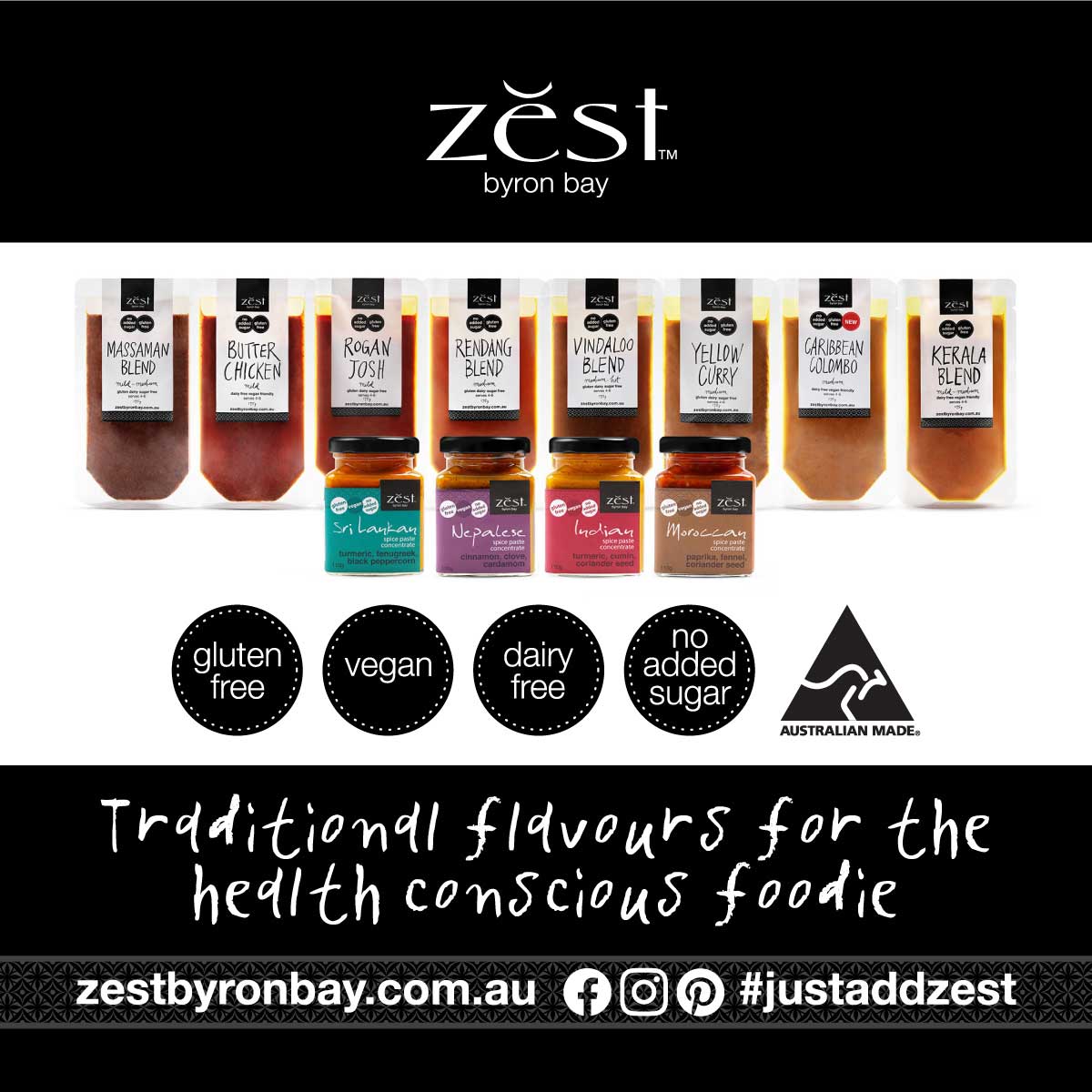 Magnets for Zest Byron Bay | graphic design by accurate expressions