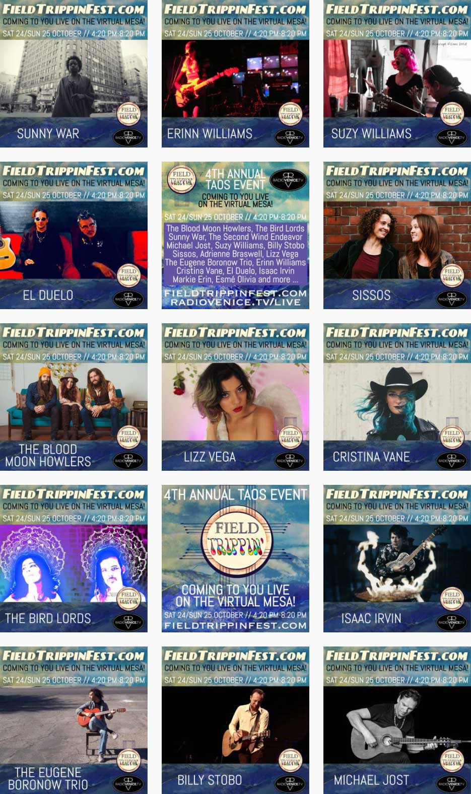 Field Trippin Fest Instagram - accurate expressions