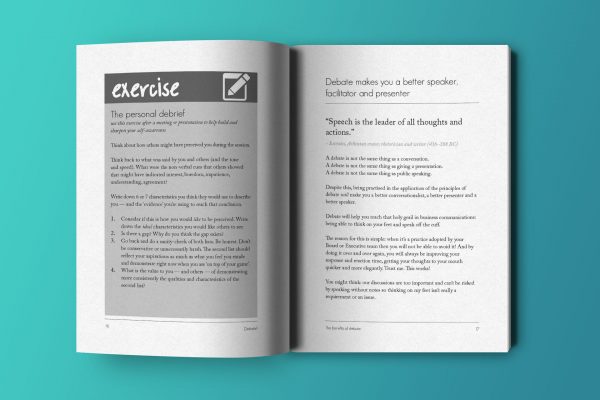 Debate! Jacquie Molloy – designed by accurate expressions