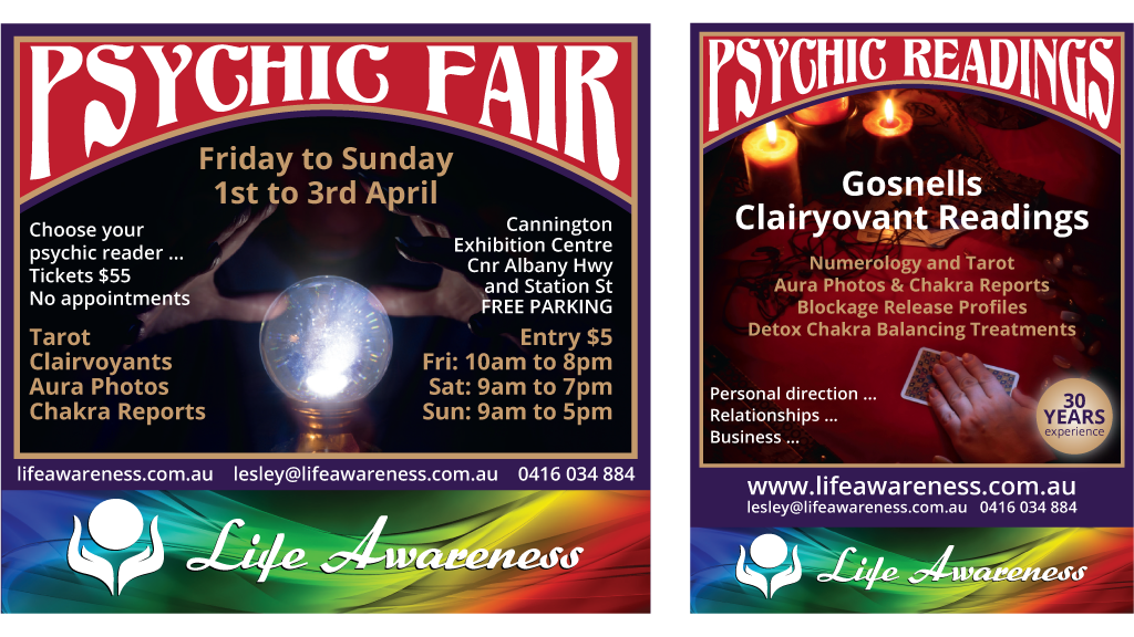 Life Awareness media advertising - designed by accurate expressions