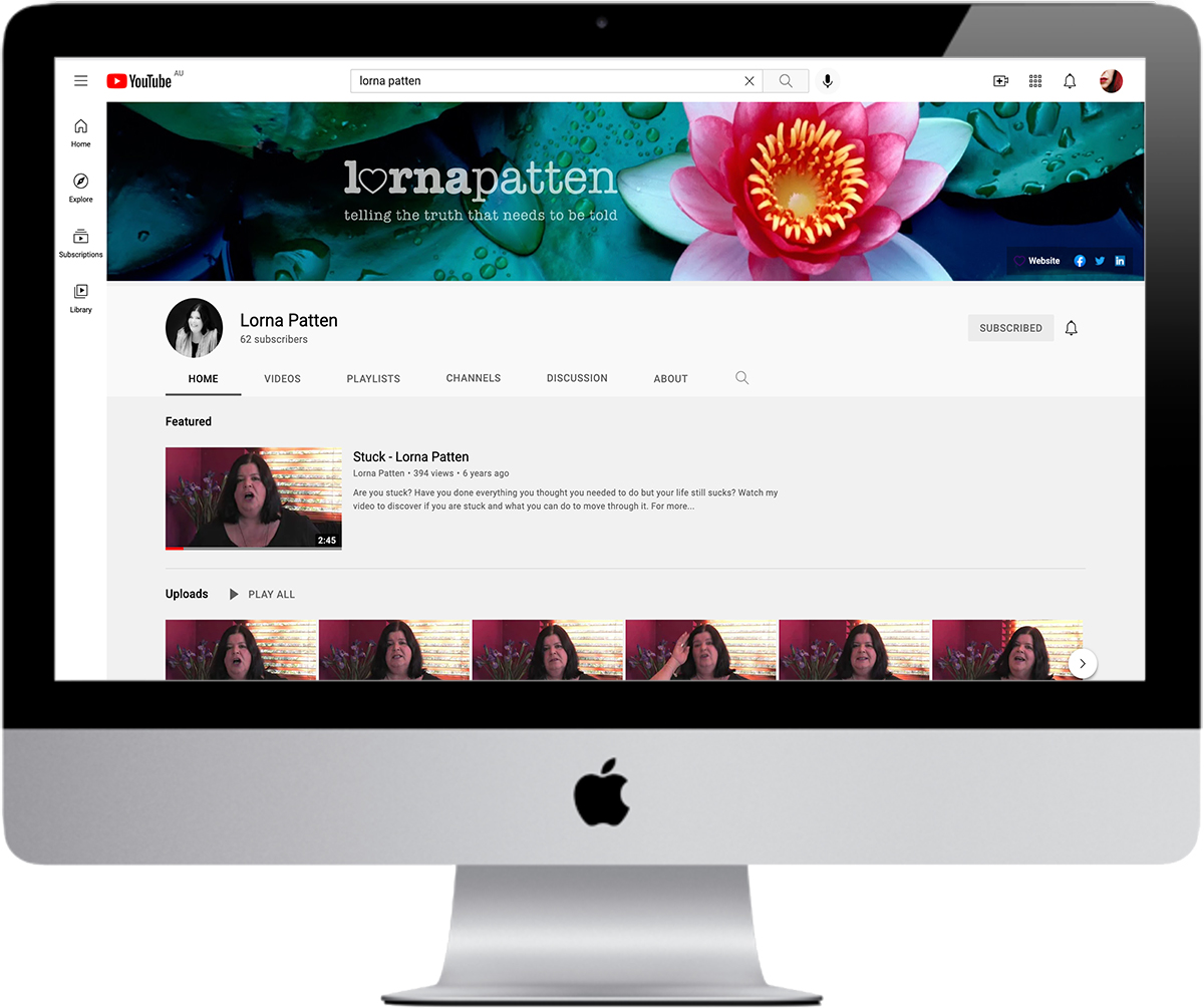 Lorna Patten YouTube Rebrand - accurate expressions