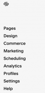 Squarespace | The Home Menu