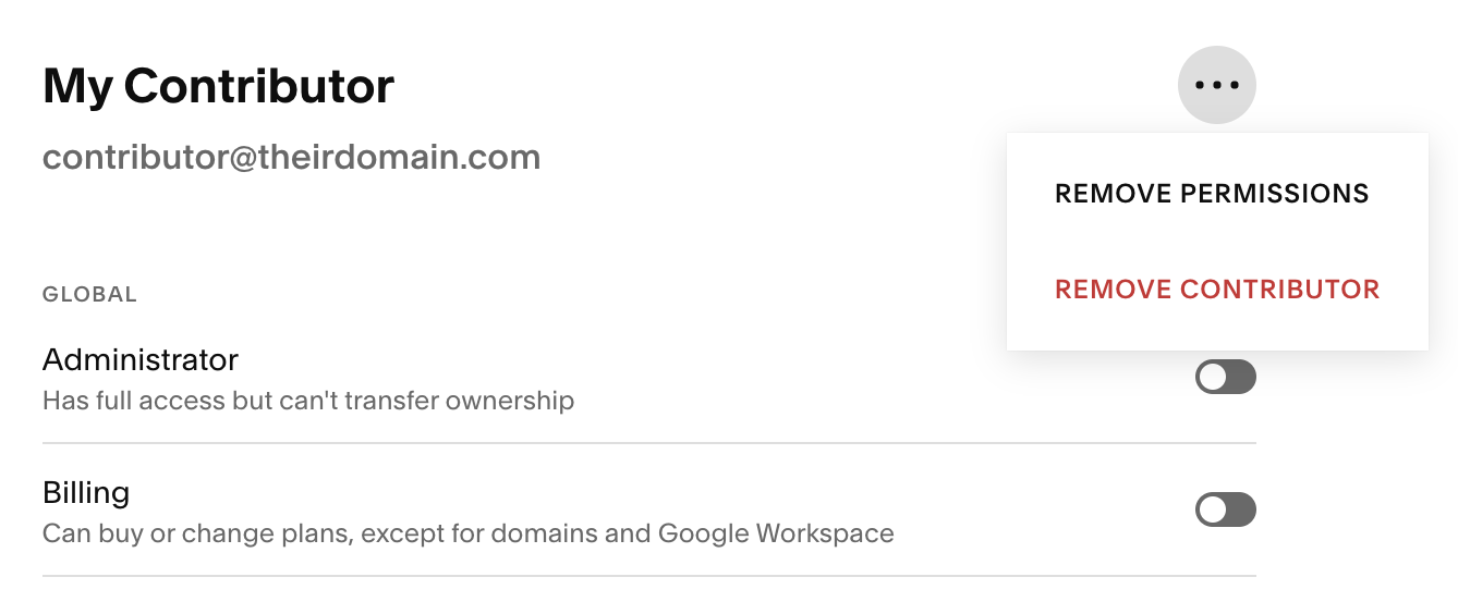 Remove Permissions | Squarespace | accurate expressions