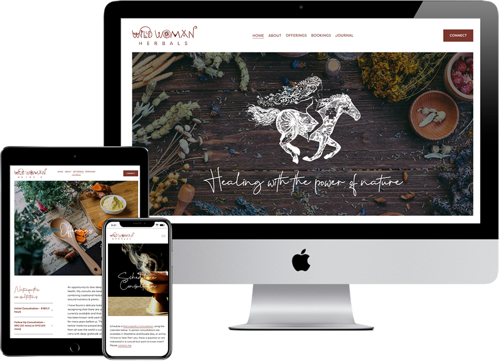 Wild Woman Herbals | website by accurate expressions