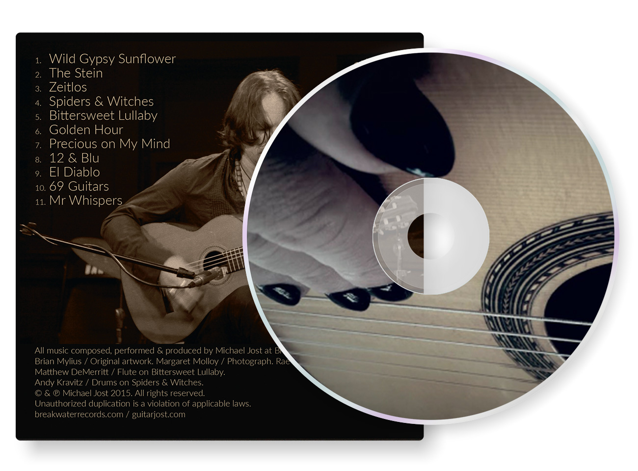 Michael Jost "Zeitlos" | cd artwork design by accurate expressions