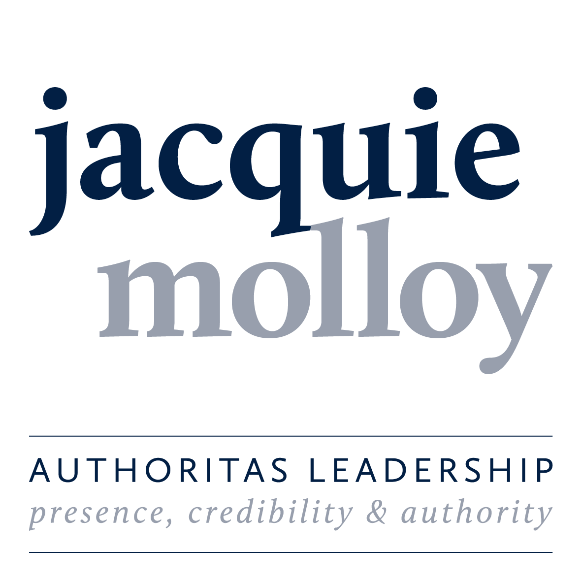 Jacquie Molloy | logo design by accurate expressions