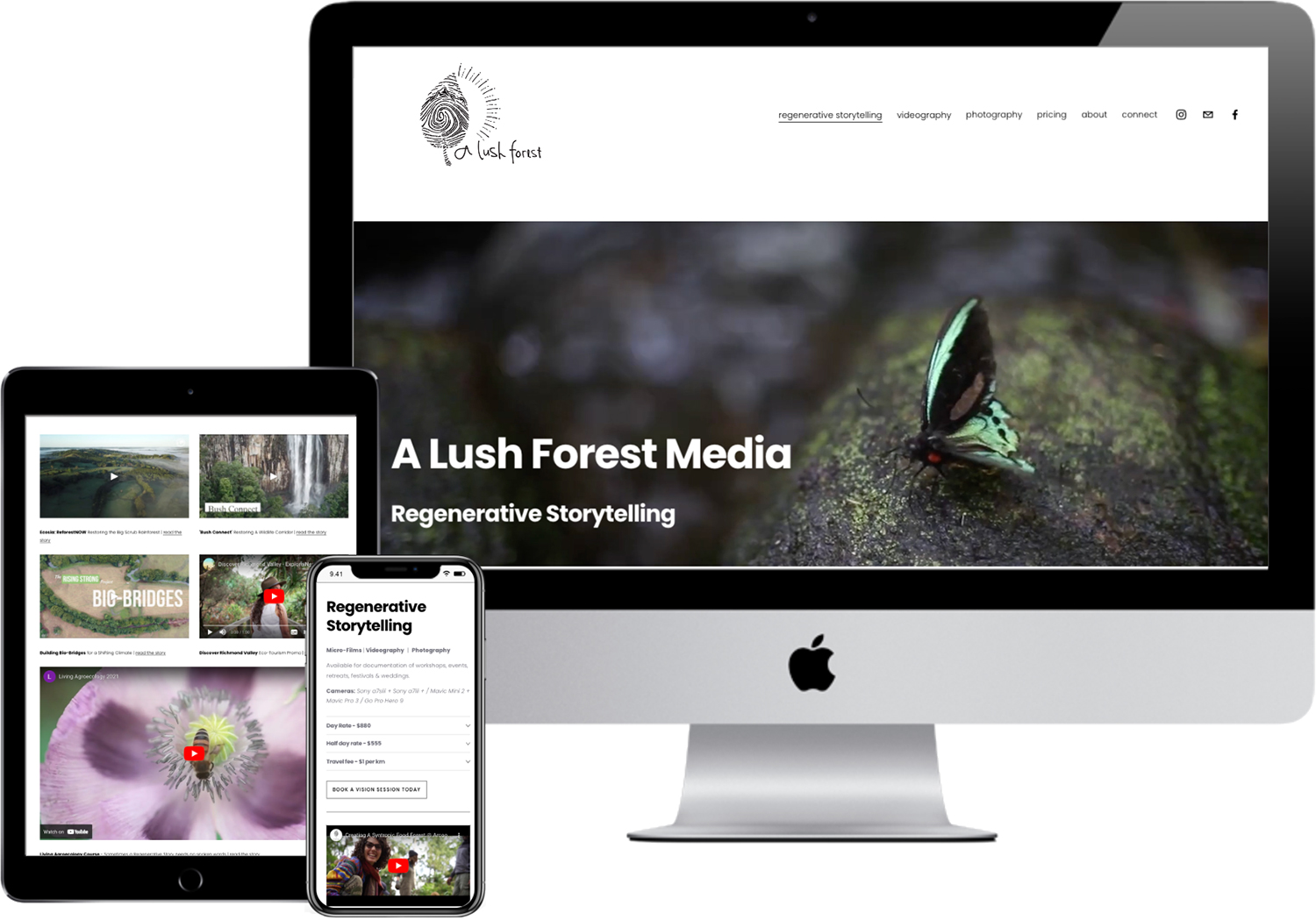 A Lush Forest Media | website design by accurate expressions