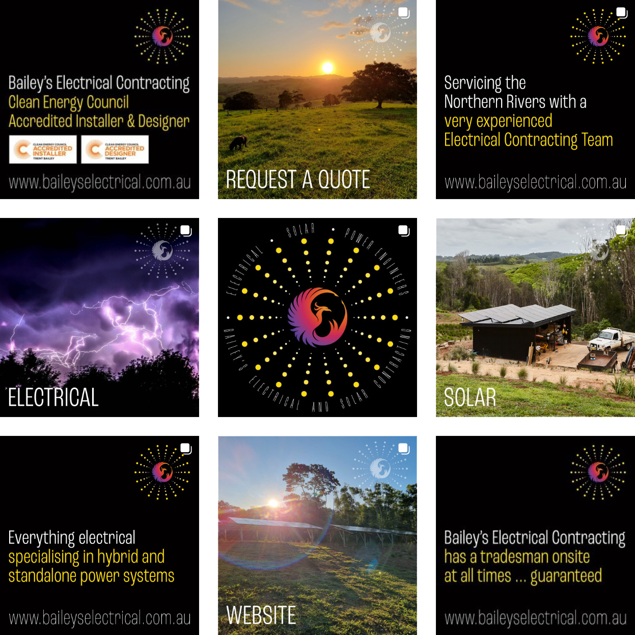 Bailey's Electrical | social media design by accurate expressions