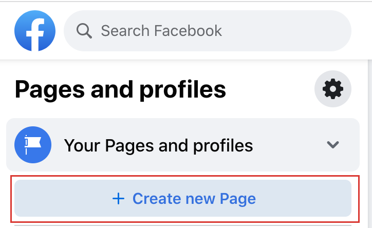 Create new Facebook Page | help from accurate expressions