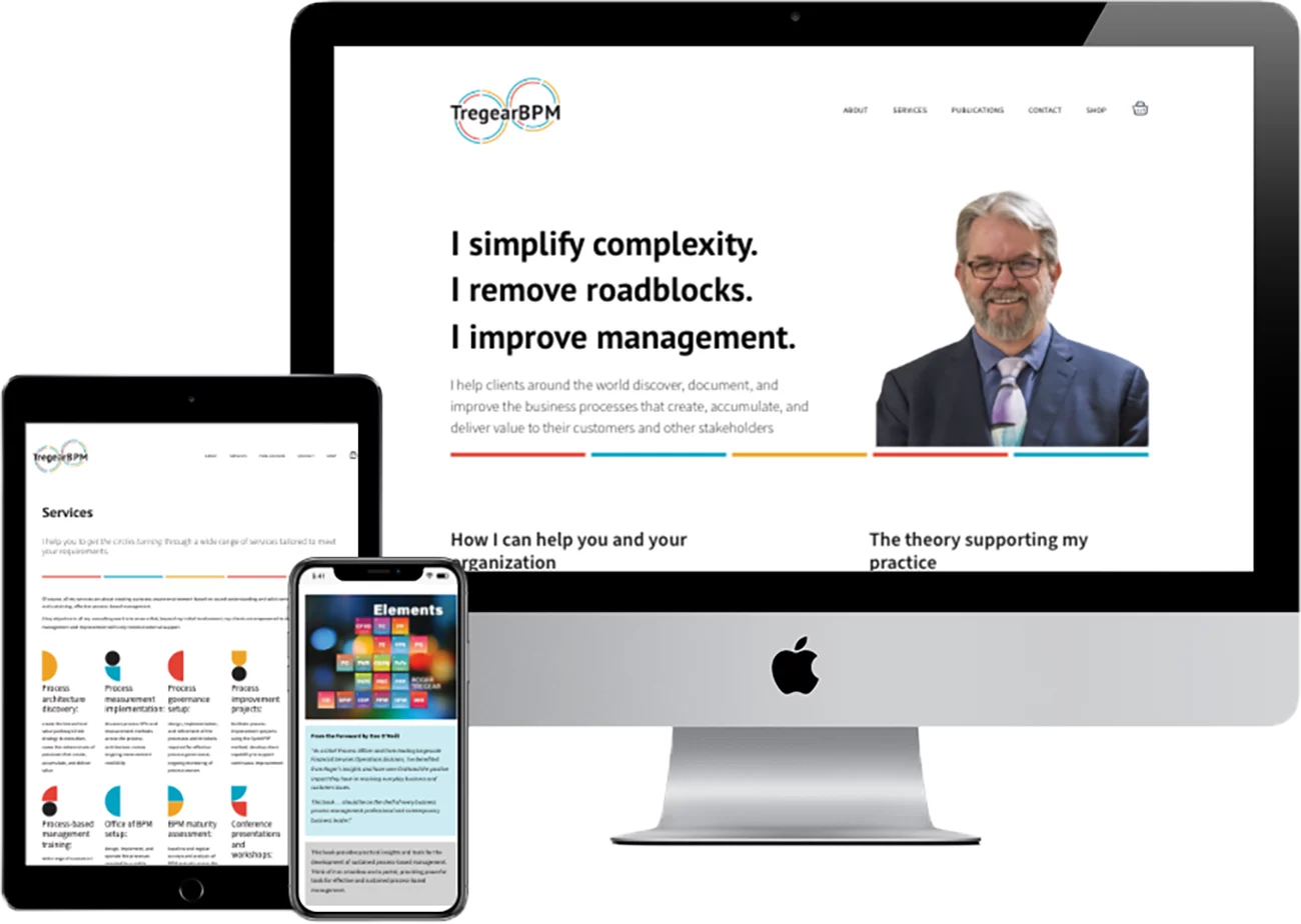 TregearBPM | website redesign + build by accurate expressions